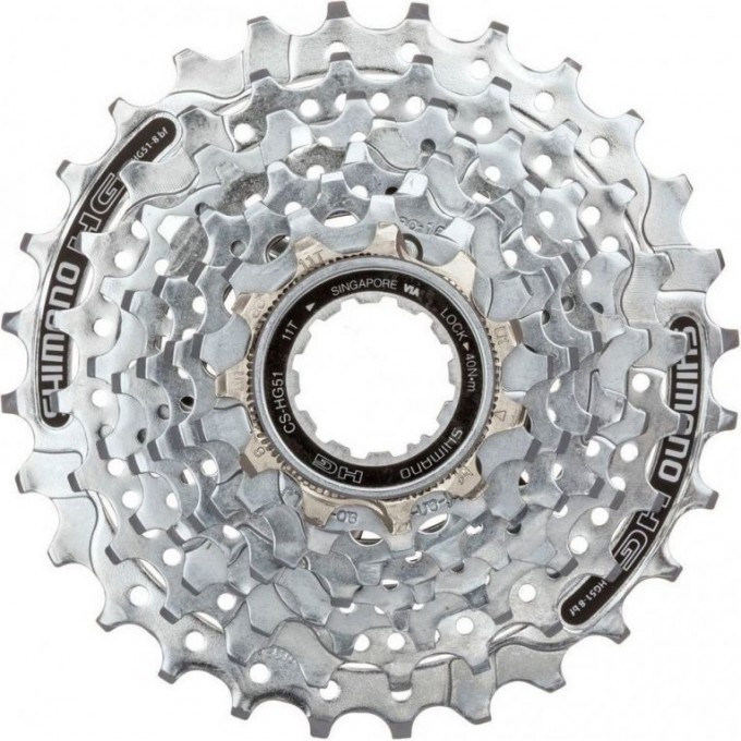Кассета SHIMANO HG51, 8СК, 11-30, (10шт). ECSHG518130S Кассета SHIMANO HG51, 8СК, 11-30, (10шт). ECSHG518130S