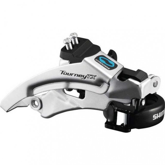 Переключатель передний SHIMANO TOURNEY, TX800, универсальная тяга, нижний хомут, угол :66-69 EFDTX800TSX6 Переключатель передний SHIMANO TOURNEY, TX800, универсальная тяга, нижний хомут, угол :66-69 EFDTX800TSX6