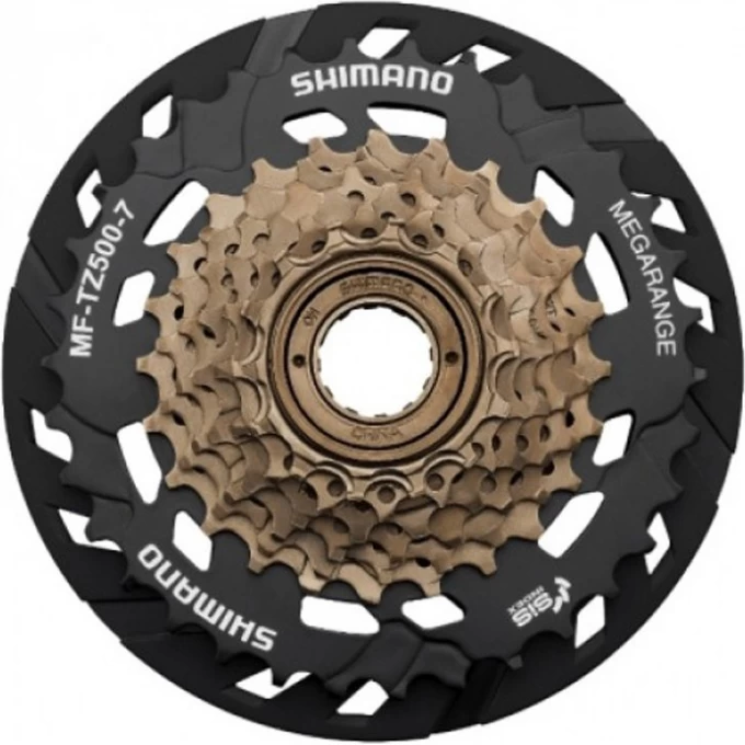 Трещотка SHIMANO TZ500, 7 скоростей, 14-34, с защитой, без упаковки AMFTZ5007434CP Трещотка SHIMANO TZ500, 7 скоростей, 14-34, с защитой, без упаковки AMFTZ5007434CP