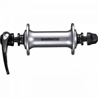 Втулка передняя SHIMANO SORA RS300, 36 отверстий, эксцентрик QR 129 мм, серебро