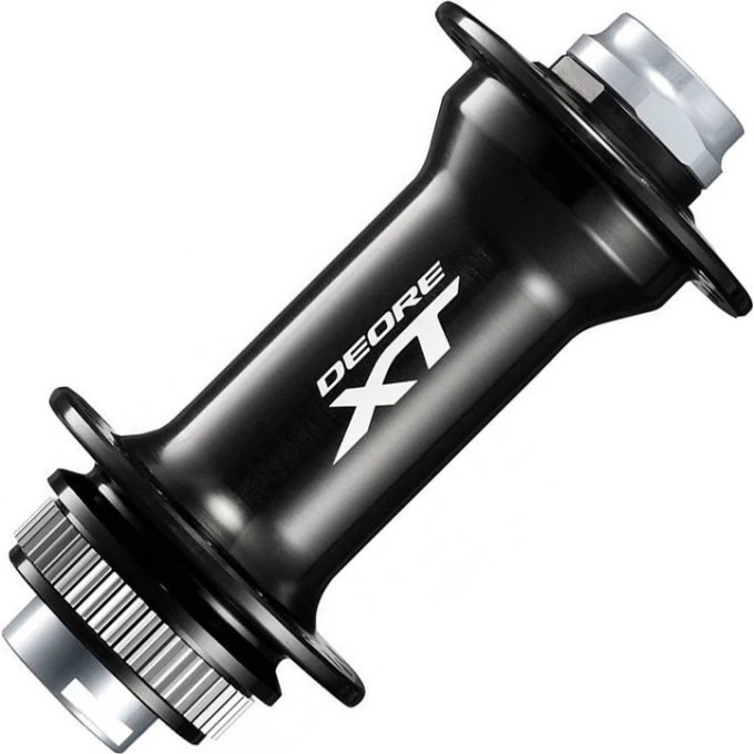 Втулка передняя SHIMANO XT, M8010-B, 32 ОТВ, C.LOCK, ПОД ПОЛУЮ ОСЬ 15ММ(БЕЗ ОСИ), С LOCK RING, OLD:110мм EHBM8010BE