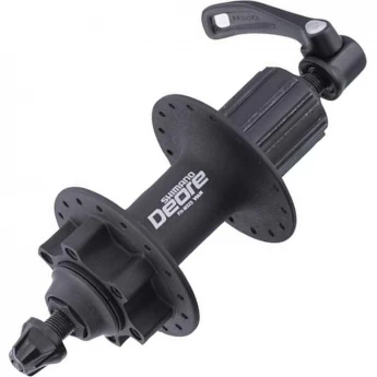 Втулка задняя SHIMANO DEORE, M525A, 32 отверстия, 8/9 скоростей, QR, 6-болт, черный