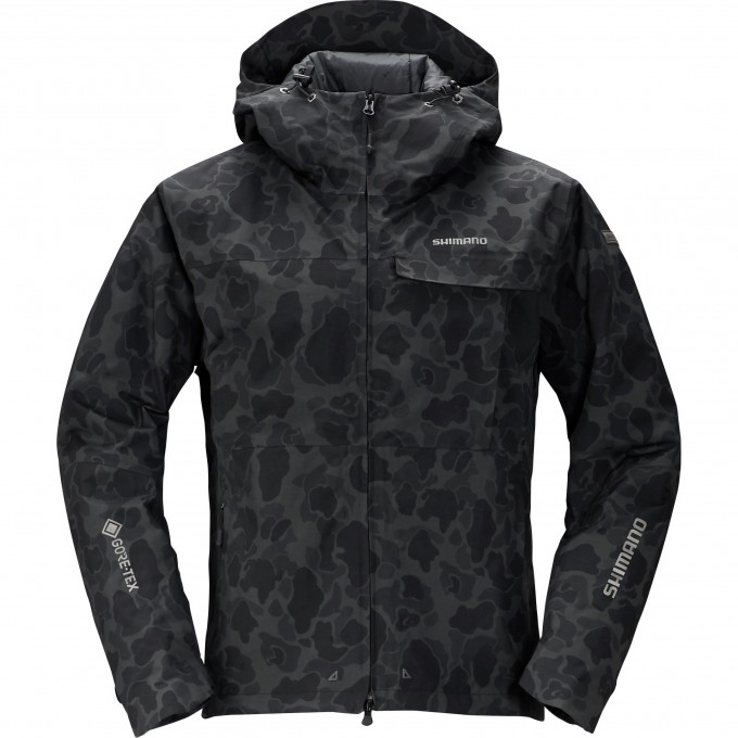 Куртка утеплённая SHIMANO RB-01JS GORE-TEX черный камуфляж 2XL 59YRB01JS6A Куртка утеплённая SHIMANO RB-01JS GORE-TEX черный камуфляж 2XL 59YRB01JS6A