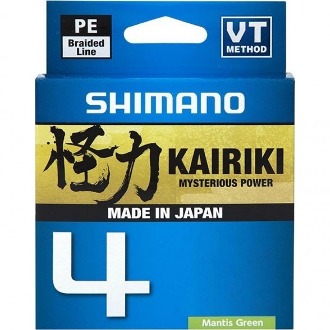 Леска плетёная SHIMANO KAIRIKI 4 PE 150 м разноцветная 0.215 мм 16.7 кг LDM54TE2521515M Леска плетёная SHIMANO KAIRIKI 4 PE 150 м разноцветная 0.215 мм 16.7 кг LDM54TE2521515M