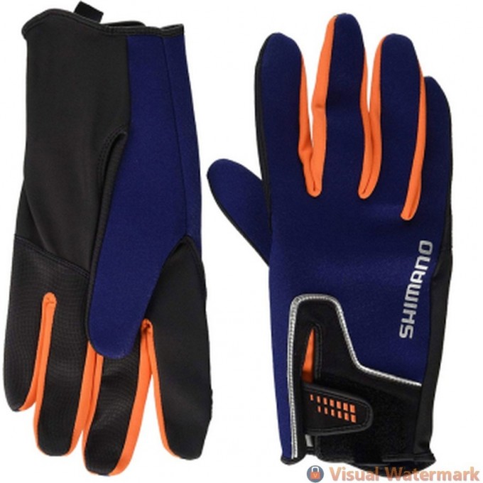 Перчатки SHIMANO GL-095Q синий, размер XL 5YGL095QF8 Перчатки SHIMANO GL-095Q синий, размер XL 5YGL095QF8