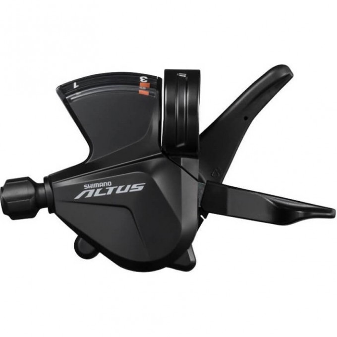 Шифтер SHIMANO ALTUS, M2000, левый, 3 скорости, трос 1800 мм ESLM2000LB Шифтер SHIMANO ALTUS, M2000, левый, 3 скорости, трос 1800 мм ESLM2000LB