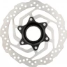 Тормозной диск SHIMANO RT10, 160 мм, C.LOCK, С LOCK RING, только для пластиковых колод ESMRT10S