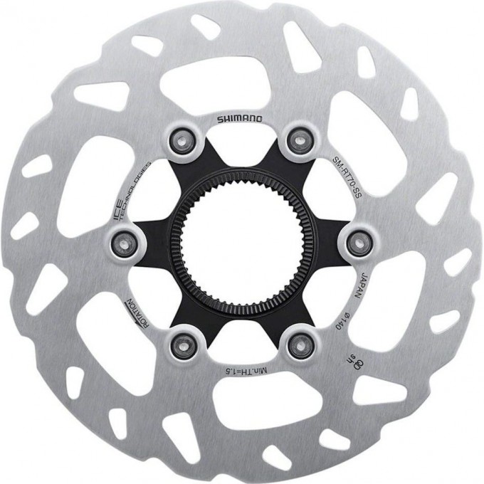 Тормозной диск SHIMANO SLX, RT70, 140 мм, CENTER LOCK ISMRT70SS Тормозной диск SHIMANO SLX, RT70, 140 мм, CENTER LOCK ISMRT70SS