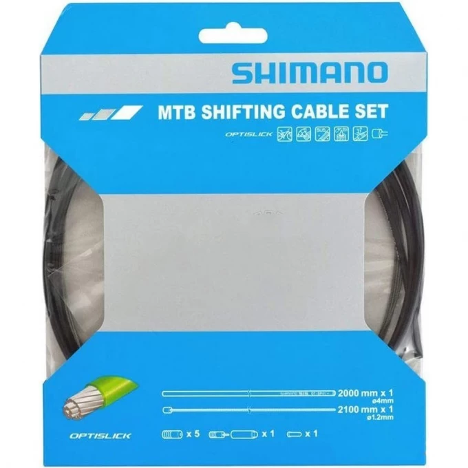 Трос+оплетка переключатель SHIMANO SP41 оплетка 2000мм черный, тр:1.2X2100мм optis Y60198092 Трос+оплетка переключатель SHIMANO SP41 оплетка 2000мм черный, тр:1.2X2100мм optis Y60198092
