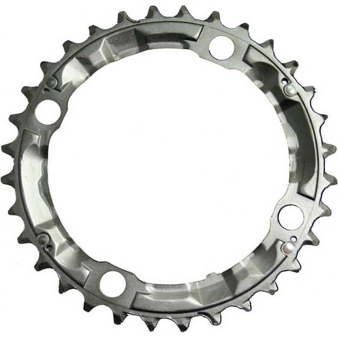 Звезда передняя SHIMANO DEORE для FC-M532 32T серебристая Y1J898070 Звезда передняя SHIMANO DEORE для FC-M532 32T серебристая Y1J898070