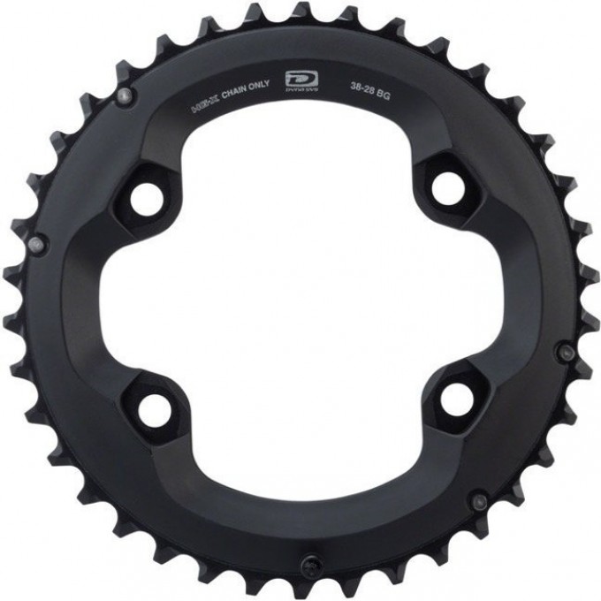 Звезда передняя SHIMANO DEORE, для M6000, 24T-BE для 34-24T, черный Y1WD24000