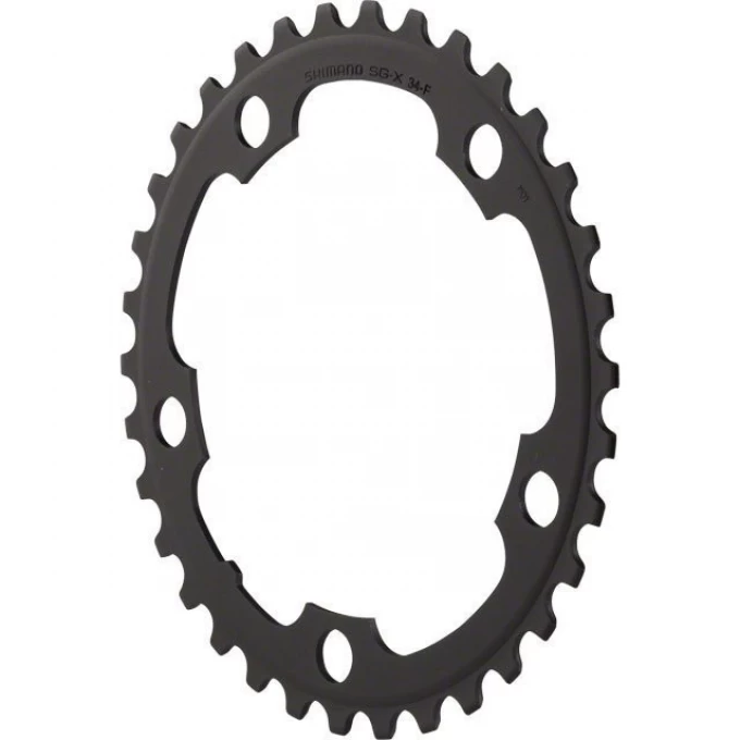 Звезда передняя SHIMANO Y-PART FC-RS500, 52T-MJ, черная, для 52-36T Y1PR98060